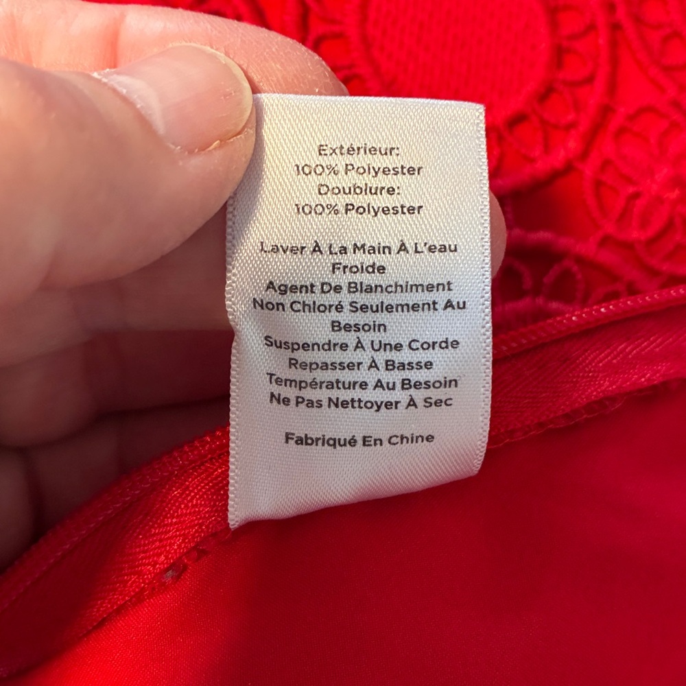 Talbots Petite Cut Lace Top Seldom Worn - Picture 6 of 13